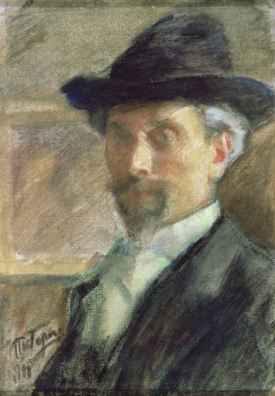 Selbstporträt, 1911 von Leonid Osipovic Pasternak